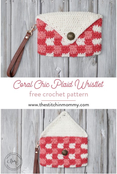 Create Your Own Coral Chic Plaid Wristlet: A Stylish Accessory for Every Occasion Create Your Own Coral Chic Plaid Wristlet: A Stylish Accessory for Every Occasion