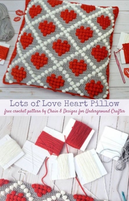 Transform Your Home with a Handcrafted Crochet Love Heart Pillow - The Perfect Cozy Gift Transform Your Home with a Handcrafted Crochet Love Heart Pillow - The Perfect Cozy Gift