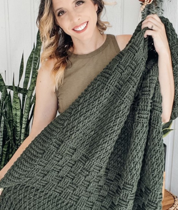 How To Crochet A Textured Blanket – Free Pattern
