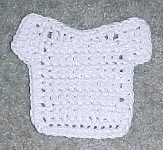 Crochet T-Shirt Coaster