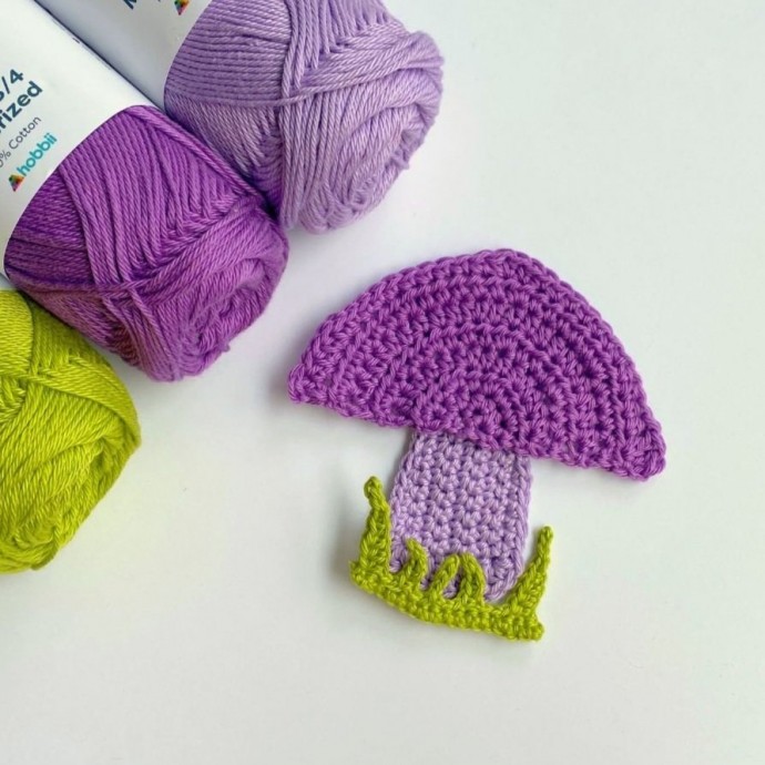 Create Your Own Crochet Blewit Mushroom Applique: A Whimsical Crafting Guide Create Your Own Crochet Blewit Mushroom Applique: A Whimsical Crafting Guide