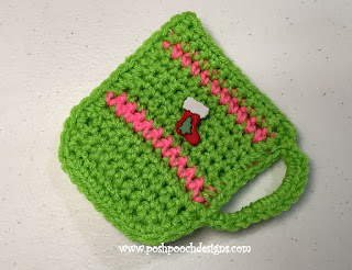 Crochet Coffee Mug Gift Card Holder and Ornament: A Unique Handmade Gift for Any Occasion