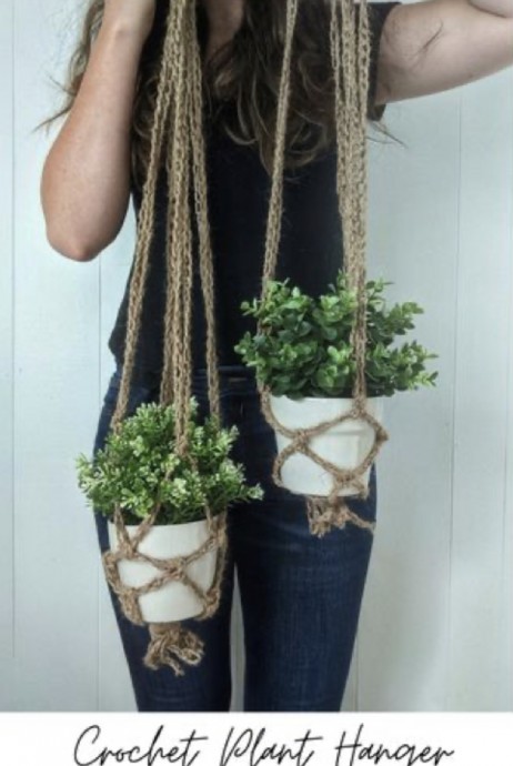 Create Unique Home Decor with Custom Crocheted Plant Hangers Create Unique Home Decor with Custom Crocheted Plant Hangers