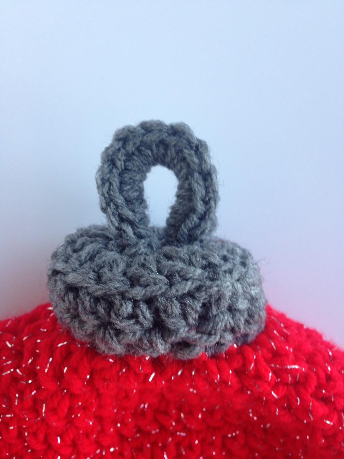 Crochet Christmas Ornament Baby Hat