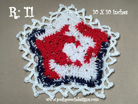 Crochet Star Shaped Doily