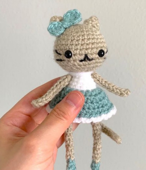 Crochet Kitten Pixie Amigurumi