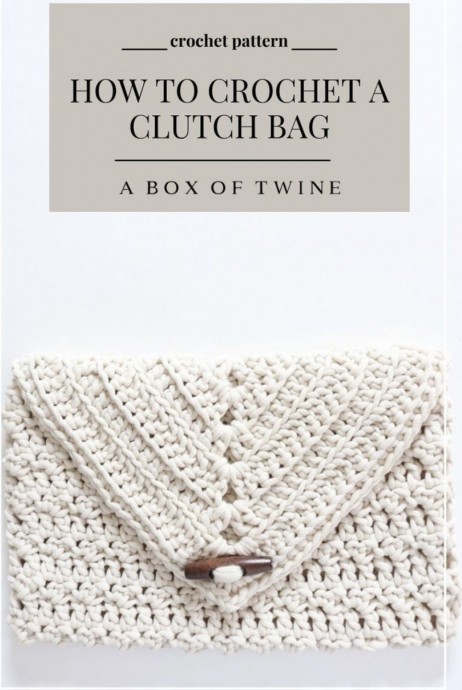 Clutch Purse Free Crochet Pattern