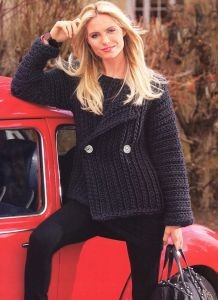 Enhance Your Wardrobe with the Elegant Crochet Classic Double-Breasted Jacket for Women Enhance Your Wardrobe with the Elegant Crochet Classic Double-Breasted Jacket for Women