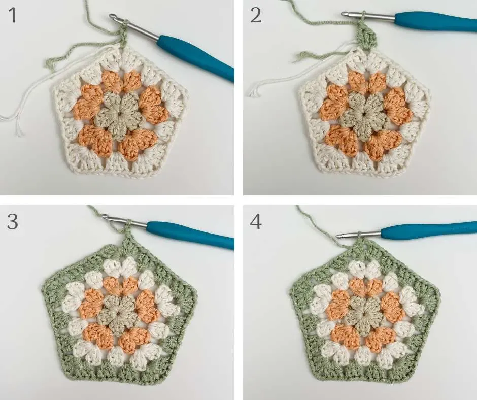 How to Crochet a Stylish Pentagon Granny Square: A Step-by-Step Guide