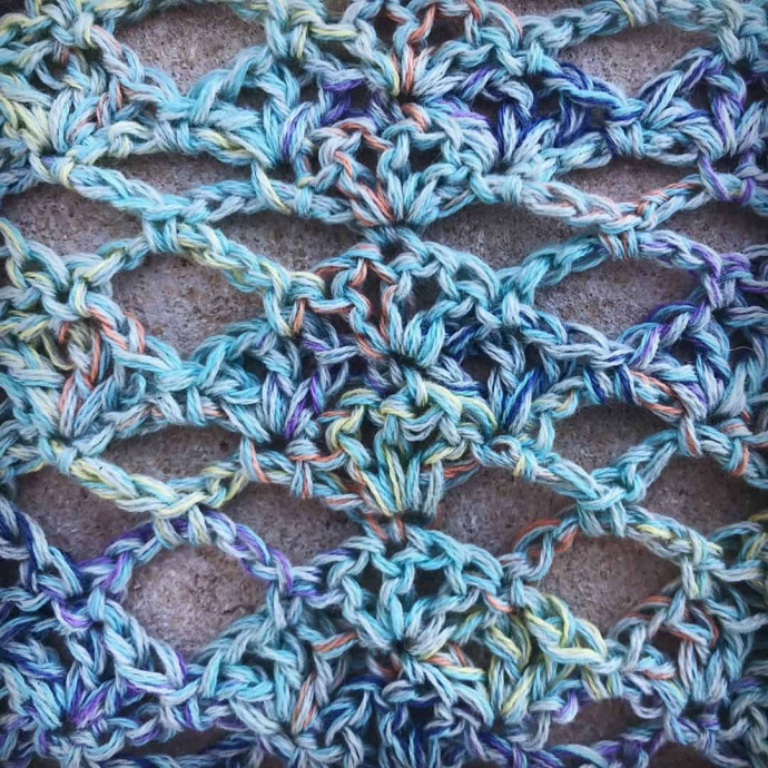 Crochet Argyle Shell Stitch