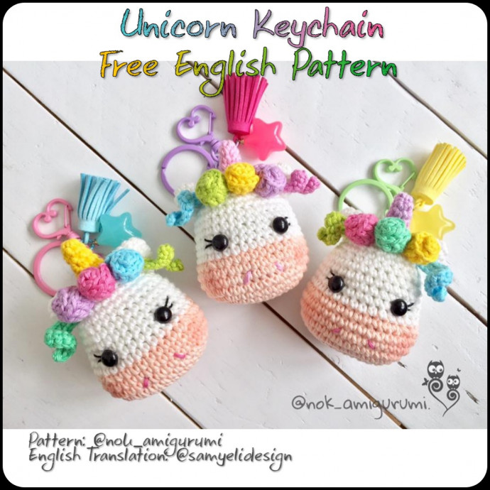 Create Your Own Adorable Crochet Unicorn Keychain: A Step-By-Step Guide