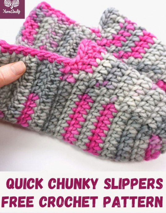Crochet Chunky Slippers
