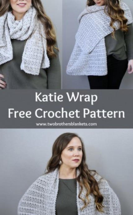 Create Your Own Elegant Katie Wrap with This Free Crochet Pattern