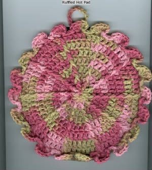 Create a Charming Crochet Ruffled Hot Mat for Your Kitchen Decor Create a Charming Crochet Ruffled Hot Mat for Your Kitchen Decor