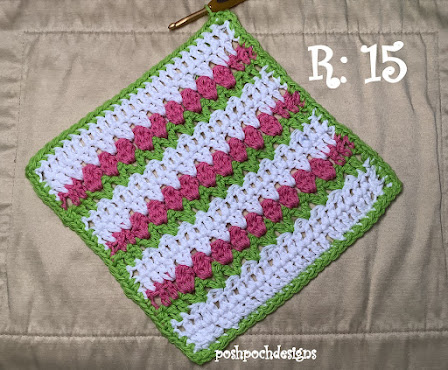 Create a Beautiful Crochet Spring Tulips Washcloth with Easy Steps and Materials