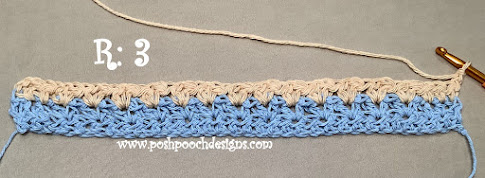 Crochet  Scrap Happy Flip Through Towel
