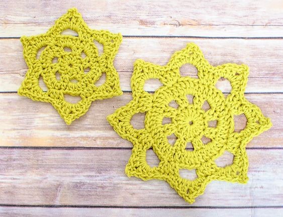 Crochet Chunky Doily Pattern in Two Sizes