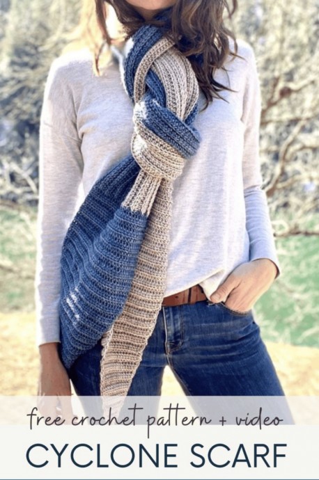 Long Scarf Free Crochet Pattern