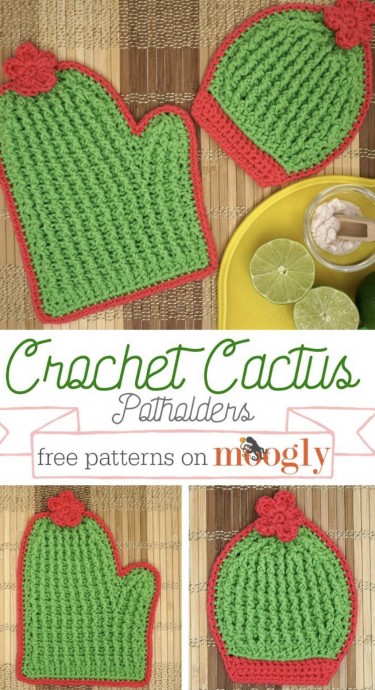 Create Adorable Crochet Cactus Potholders for Your Kitchen and Gift Needs Create Adorable Crochet Cactus Potholders for Your Kitchen and Gift Needs