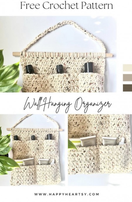 Create a Stylish Crochet Wall Hanging Organizer for Functional Home Decor Create a Stylish Crochet Wall Hanging Organizer for Functional Home Decor