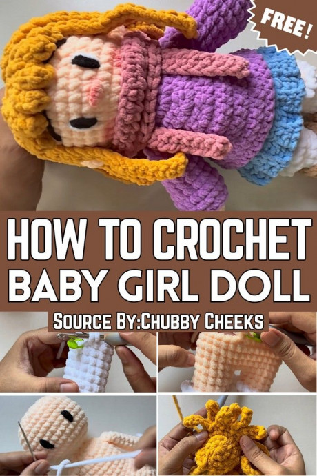Create Your Own Crochet Doll With Sweater, Skirt, and Scarf: A Step-by-Step Guide