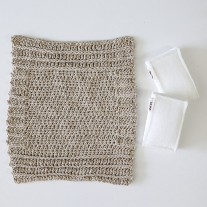 Simple Ribbed Dishcloth