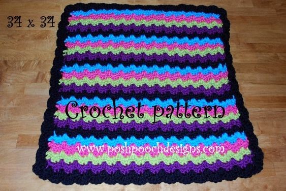 Crochet Chunky Dog Blanket
