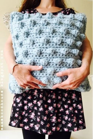 Create a Cozy Crochet Bobble Stitch Chunky Cushion for Your Home Decor Create a Cozy Crochet Bobble Stitch Chunky Cushion for Your Home Decor