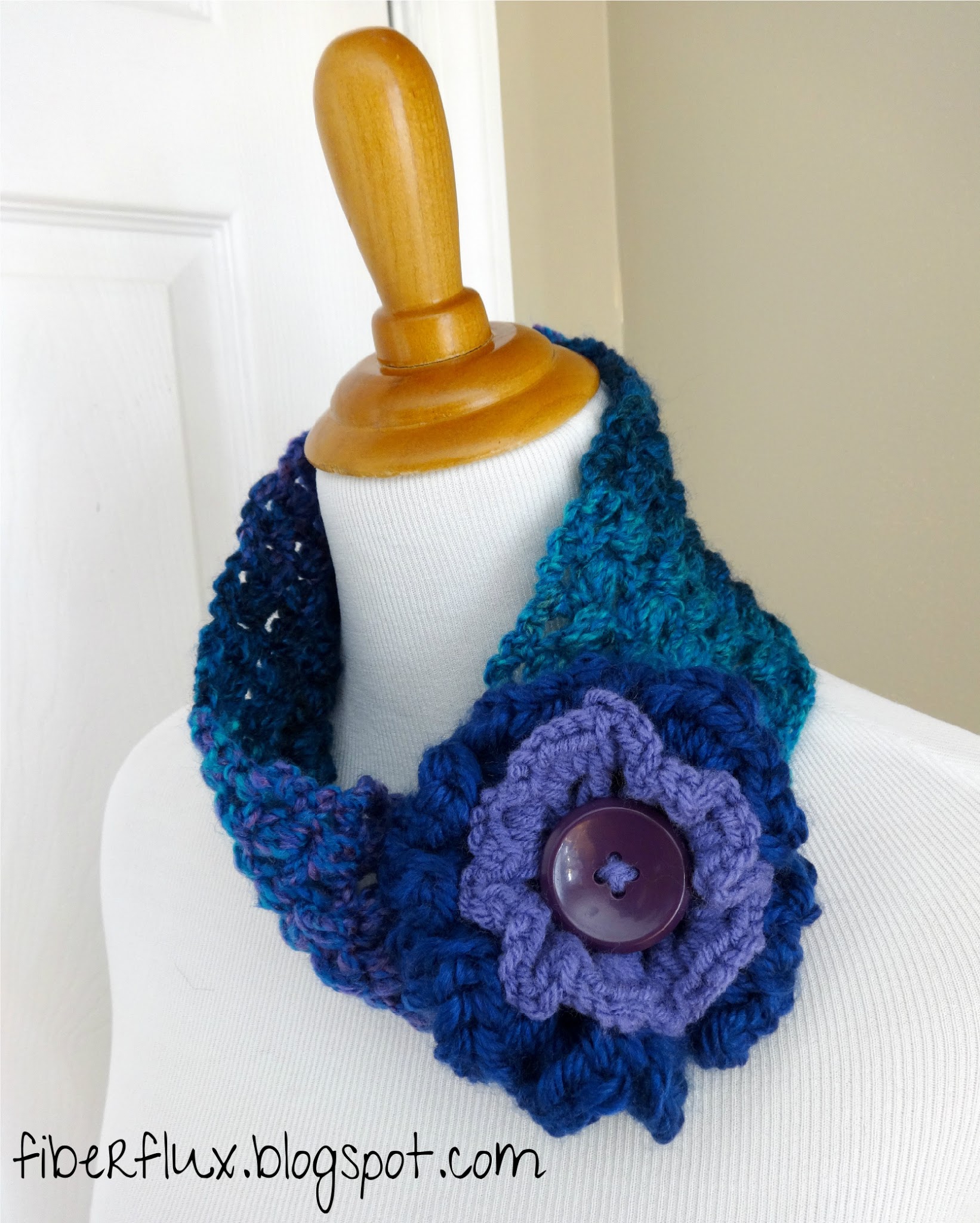 Crochet Tweedy Puff Stitch Ear Warmer - A Stylish and Cozy Accessory for Winter