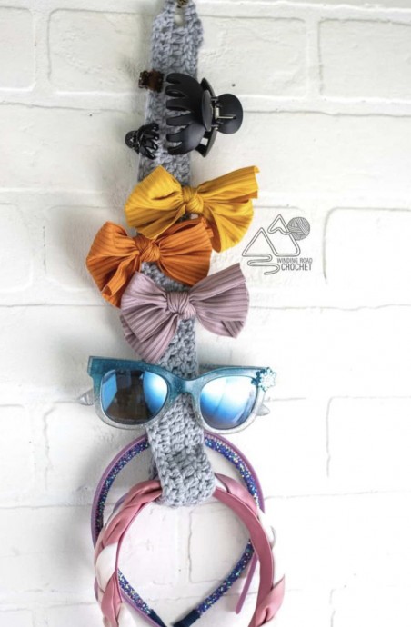 Organize Your Hair Accessories with Stylish Crochet Organizers Organize Your Hair Accessories with Stylish Crochet Organizers