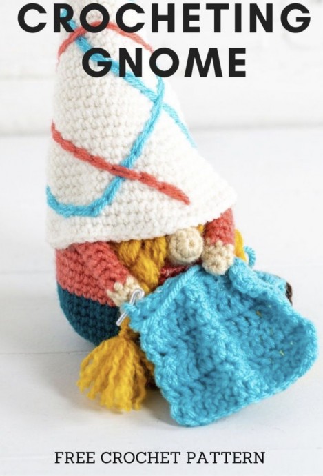 Crochet Cute Gnome (Free Pattern)
