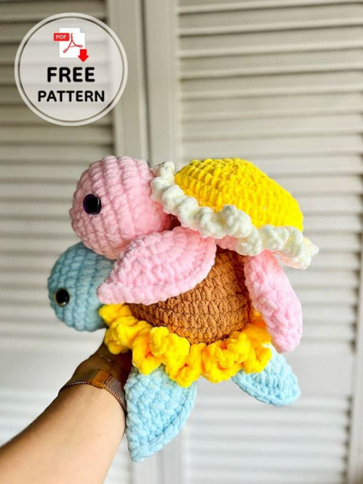 Crochet Sunflower Turtle: A Charming DIY Amigurumi Guide for Craft Enthusiasts Crochet Sunflower Turtle: A Charming DIY Amigurumi Guide for Craft Enthusiasts