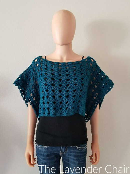 Crochet Climbing Shells Poncho