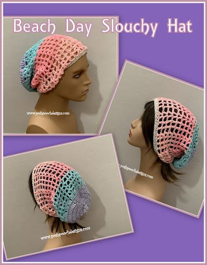 Create Your Own Crochet Beach Day Slouchy Hat: Easy Pattern and Instructions