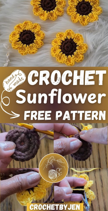 Craft Your Own Adorable Crochet Sunflower: A Step-by-Step Guide