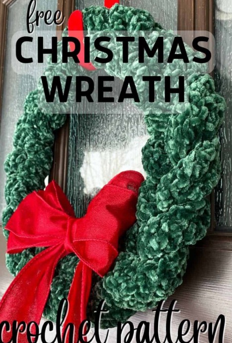 Create a Stunning Christmas Winter Wreath with Crochet: A Guide to Handmade Holiday Decor Create a Stunning Christmas Winter Wreath with Crochet: A Guide to Handmade Holiday Decor