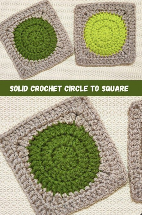 Mastering the Art of Transforming a Solid Crochet Circle into a Granny Square