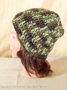 Crochet Camo Friendship Hat - A Stylish and Unique Winter Accessory