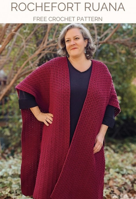 Create Your Own Stylish Crochet Ruana: An Easy Pattern for Everyone