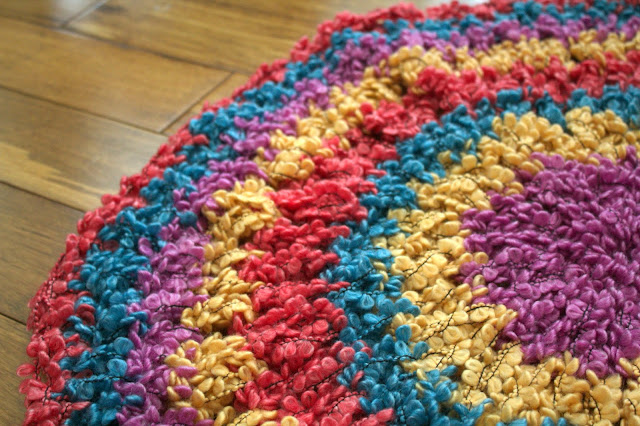 Discover the Cozy Charm of the Handmade Crochet Circle Rug/Throw for Your Home Decor
