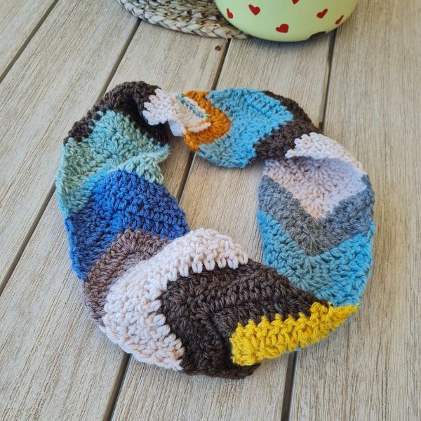 Crochet Skinny Cowl