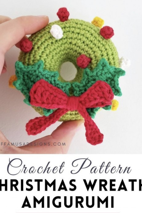Crochet Christmas Wreath Amigurumi
