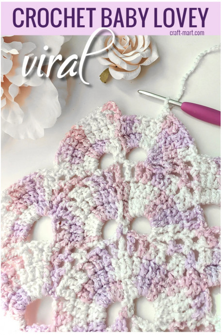 Crochet Baby Lovey Spring Blossoms