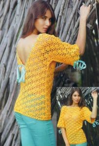 Crochet Sun-Kissed Cut-Out Pullover: Trendy and Comfortable Knitting Instructions Crochet Sun-Kissed Cut-Out Pullover: Trendy and Comfortable Knitting Instructions
