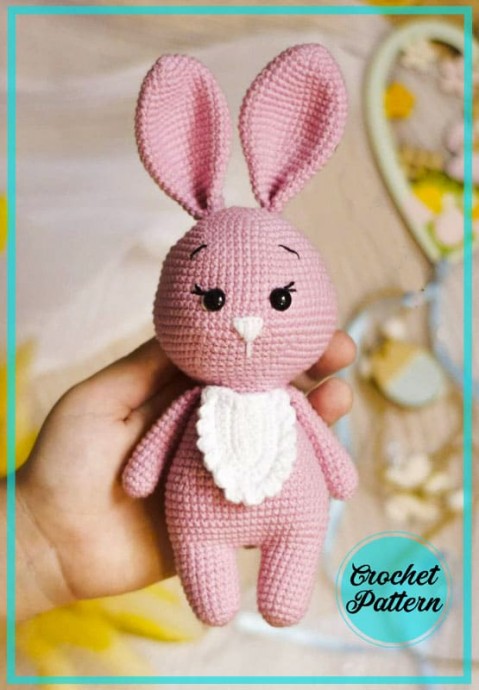 Crochet Pink Bunny Amigurumi