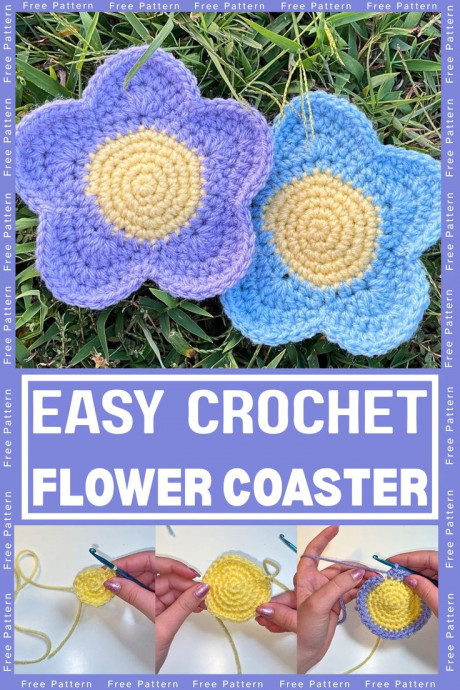 Create Beautiful Crochet Flower Coasters for Your Home Décor