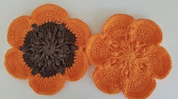 Crochet Autumn Flower