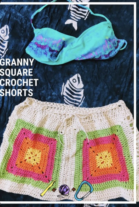 Starburst Granny Square Shorts