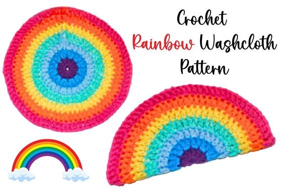 Create Your Own Colorful Crochet Rainbow Washcloth – A Fun DIY Project for All Skill Levels Create Your Own Colorful Crochet Rainbow Washcloth – A Fun DIY Project for All Skill Levels