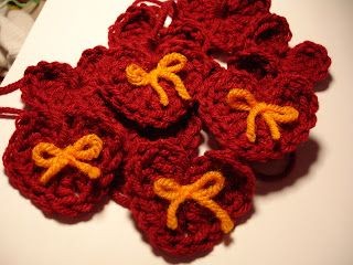 Crochet Heart Pin